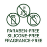 Paraben-free, Silicone-free, Fragrance-free